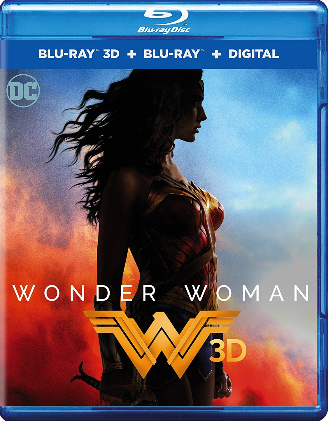 Wonder Woman [3D] [Includes Digital Copy] [Blu-ray] cover art