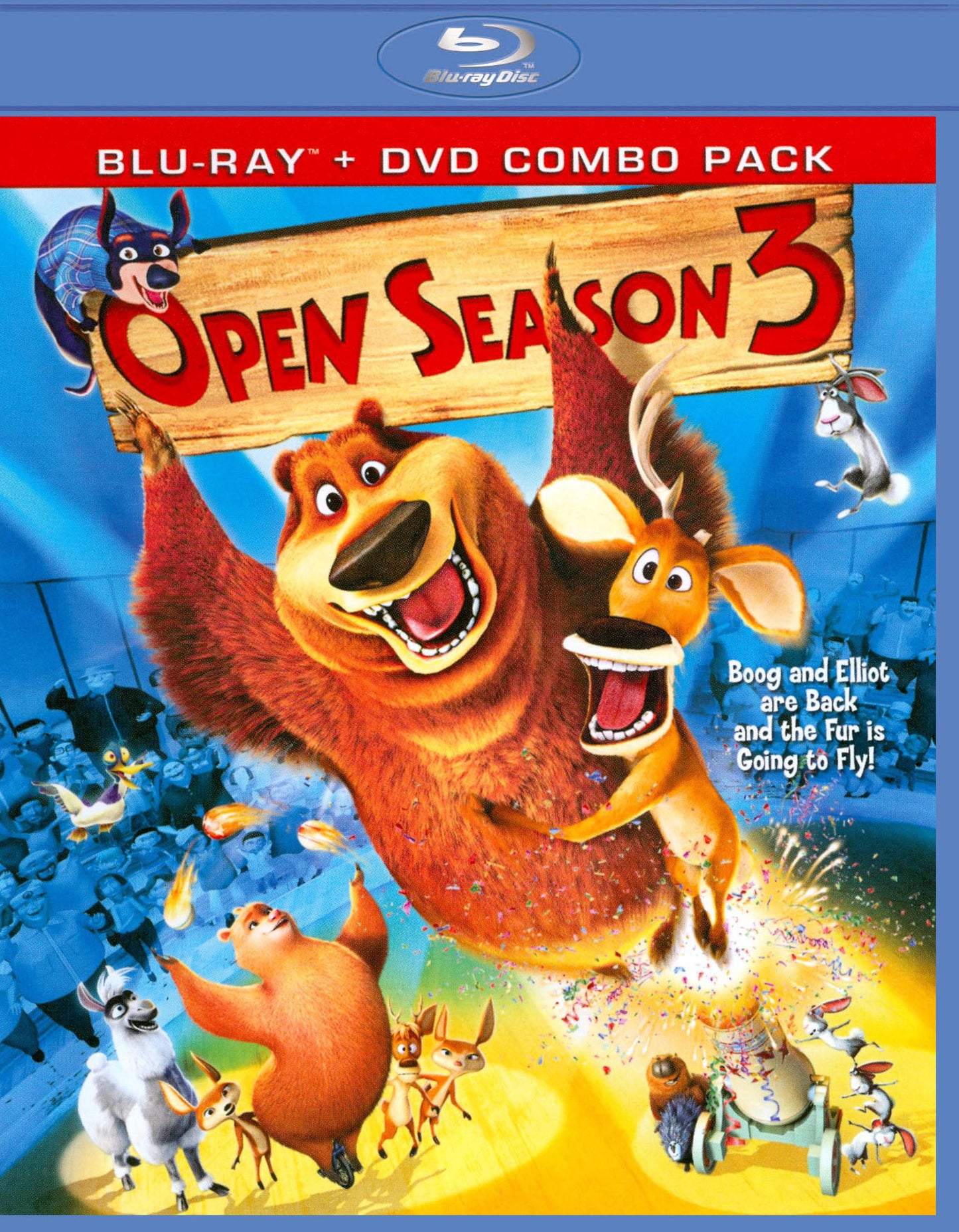 Open Season 3 [2 Discs] [Blu-ray/DVD] cover art