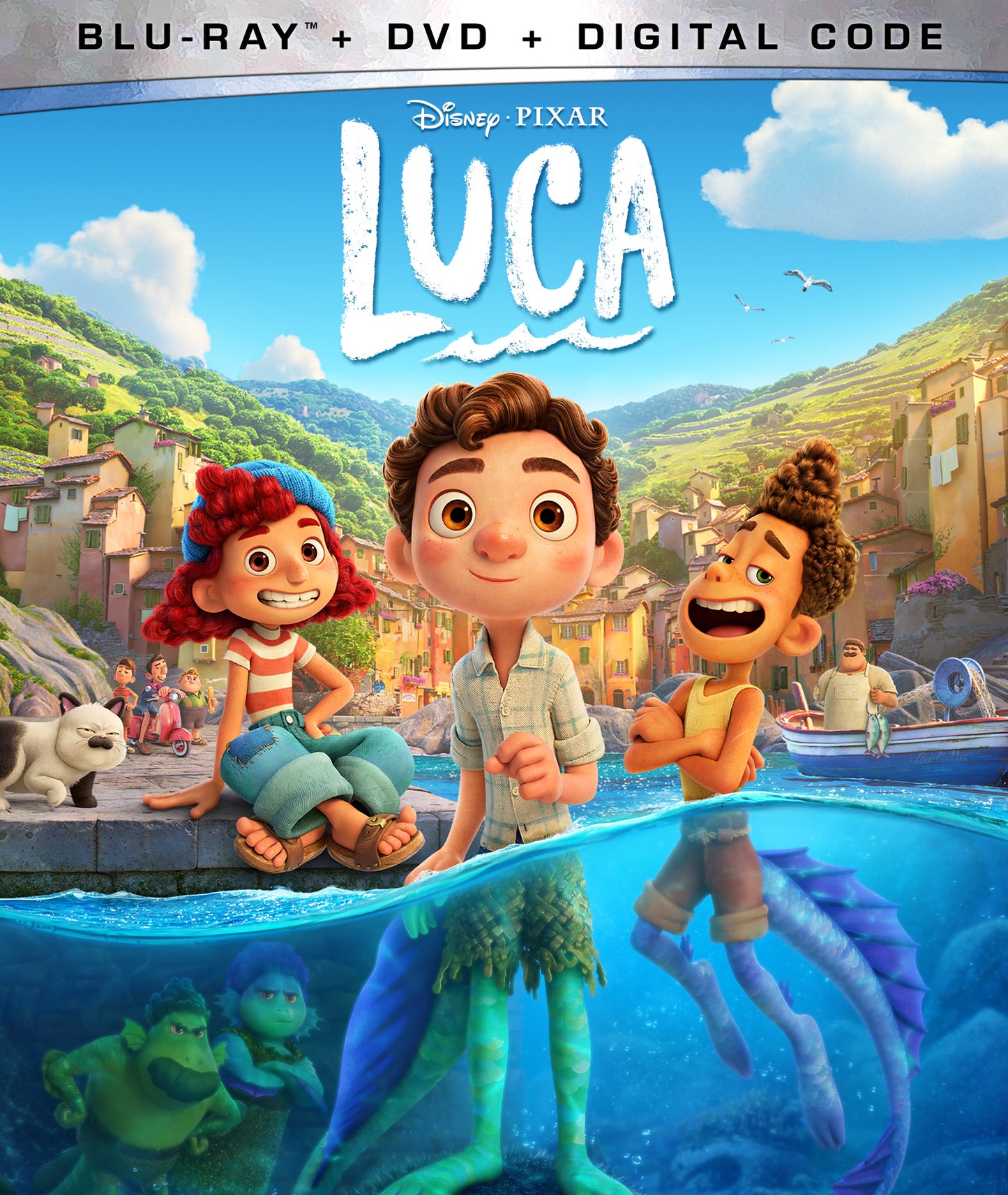 Luca [Includes Digital Copy] [Blu-ray/DVD] cover art