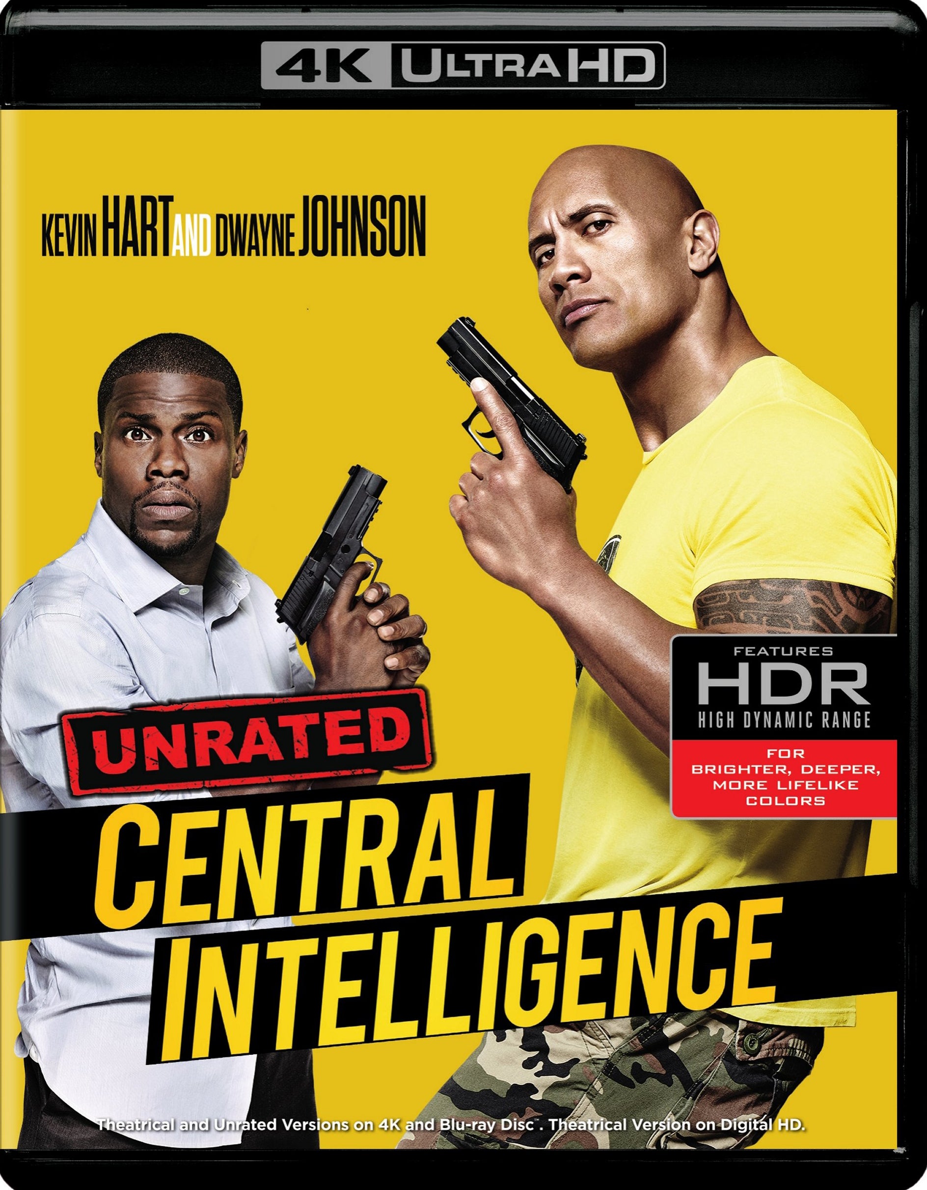 Central Intelligence [4K Ultra HD Blu-ray/Blu-ray] cover art