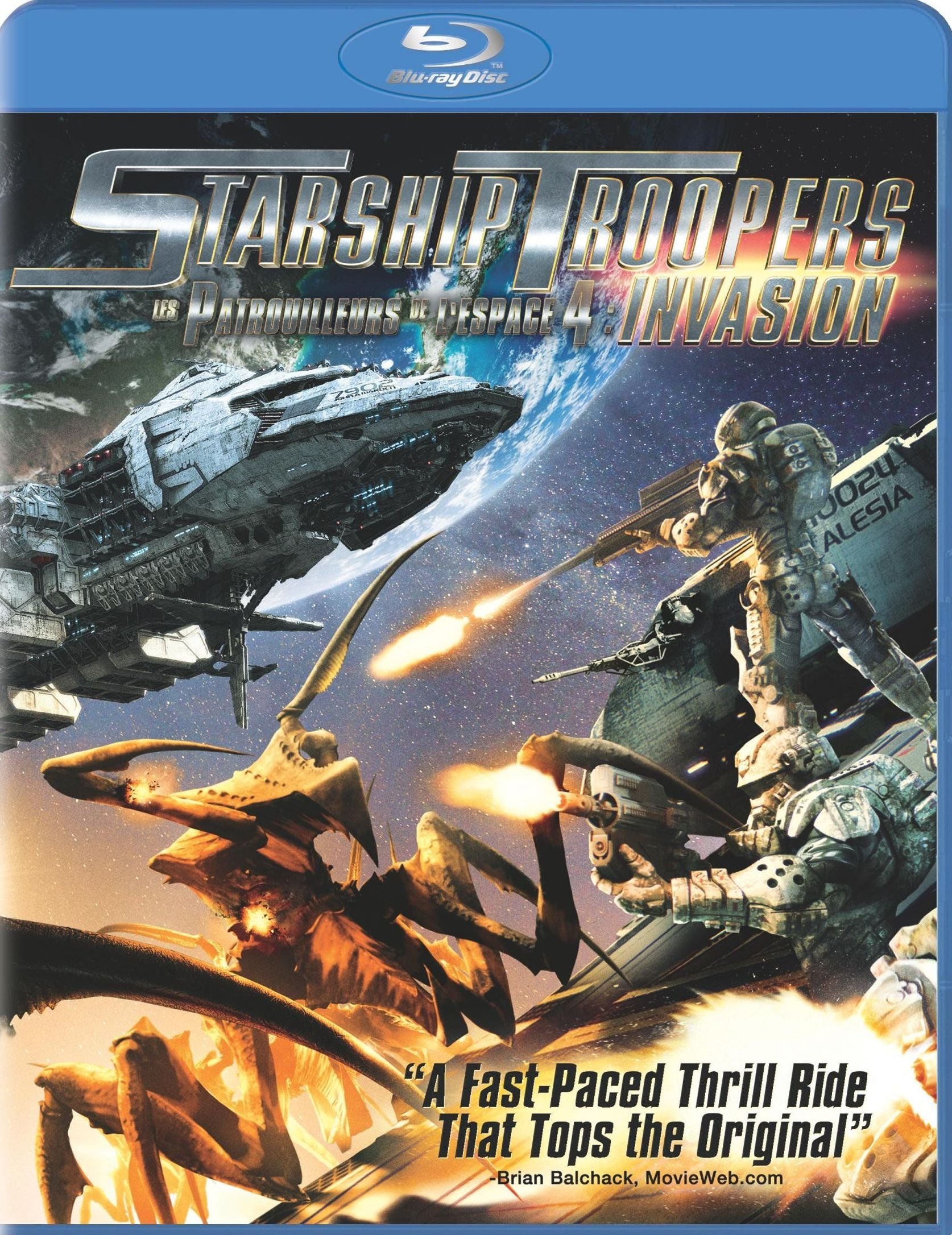 Starship Troopers: Invasion [French] [Blu-ray] cover art