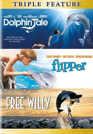Dolphin Tale/Flipper/Free Willy cover art