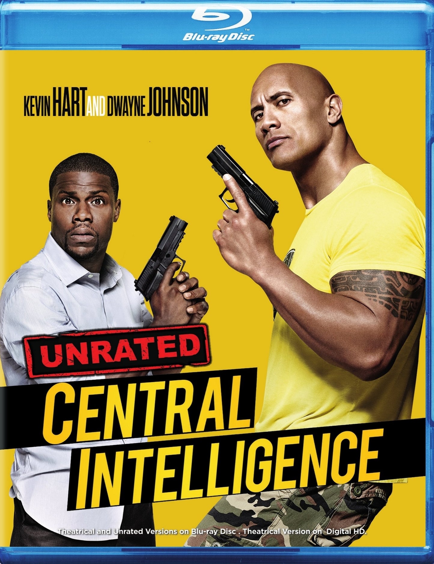 Central Intelligence [Unrated] [Blu-ray] cover art