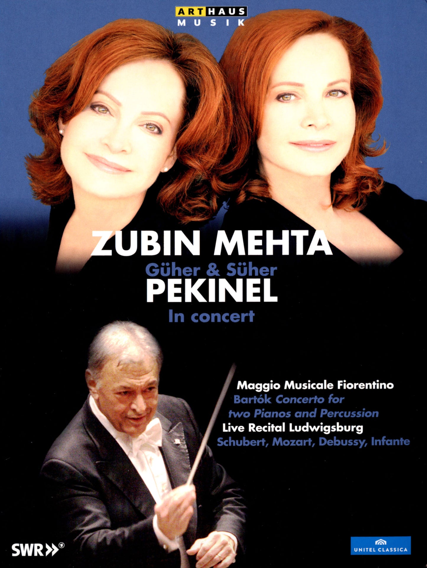 Bartók: Concerto for 2 Pianos; Debussy: En blanc et noir [Video] cover art
