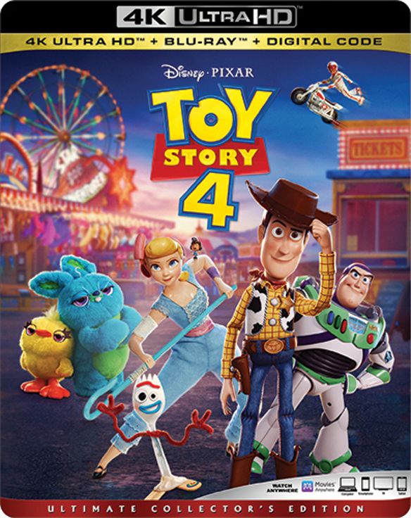 Toy Story 4 [Includes Digital Copy] [4K Ultra HD Blu-ray/Blu-ray] cover art