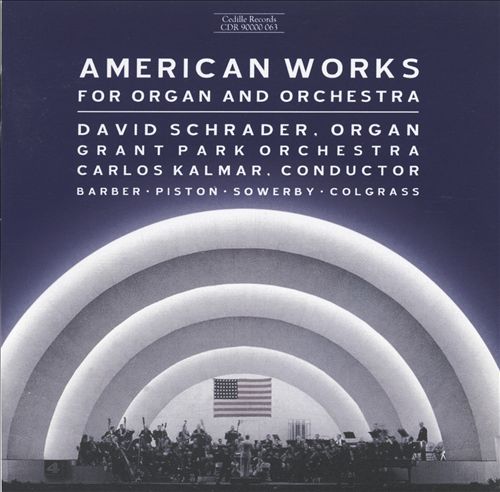 American Works for Organ and Orchestra cover art