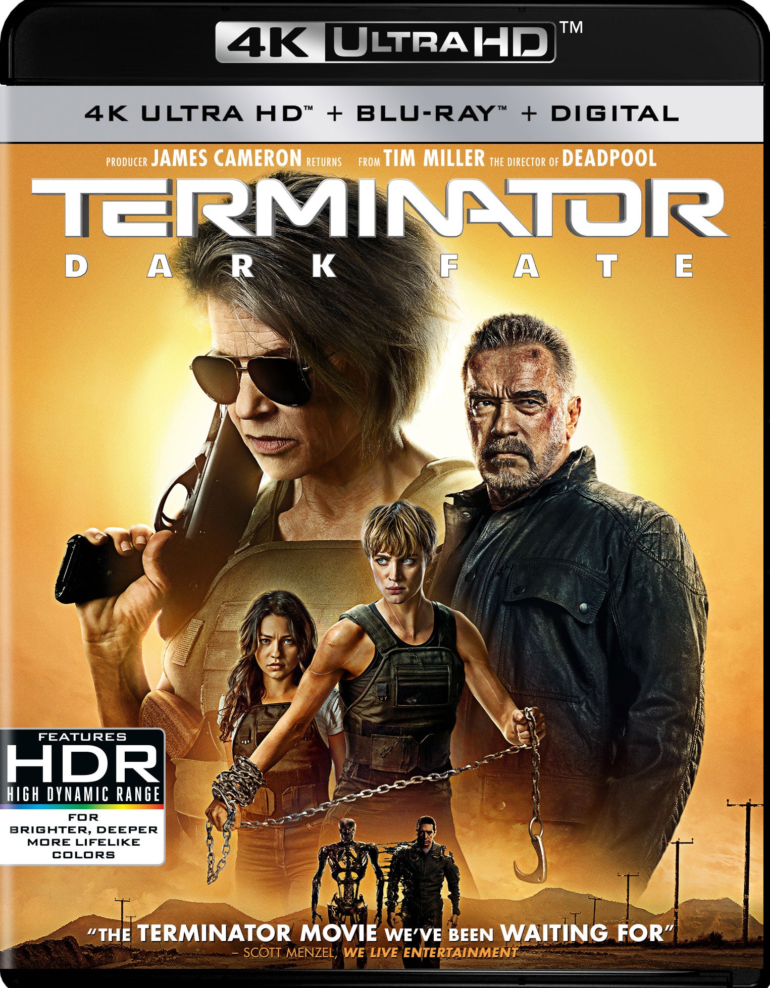 Terminator: Dark Fate [Includes Digital Copy] [4K Ultra HD Blu-ray/Blu-ray] cover art