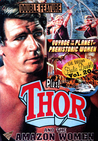 Voyage to the Planet of Prehistoric Women/Thor and the Amazon Women cover art