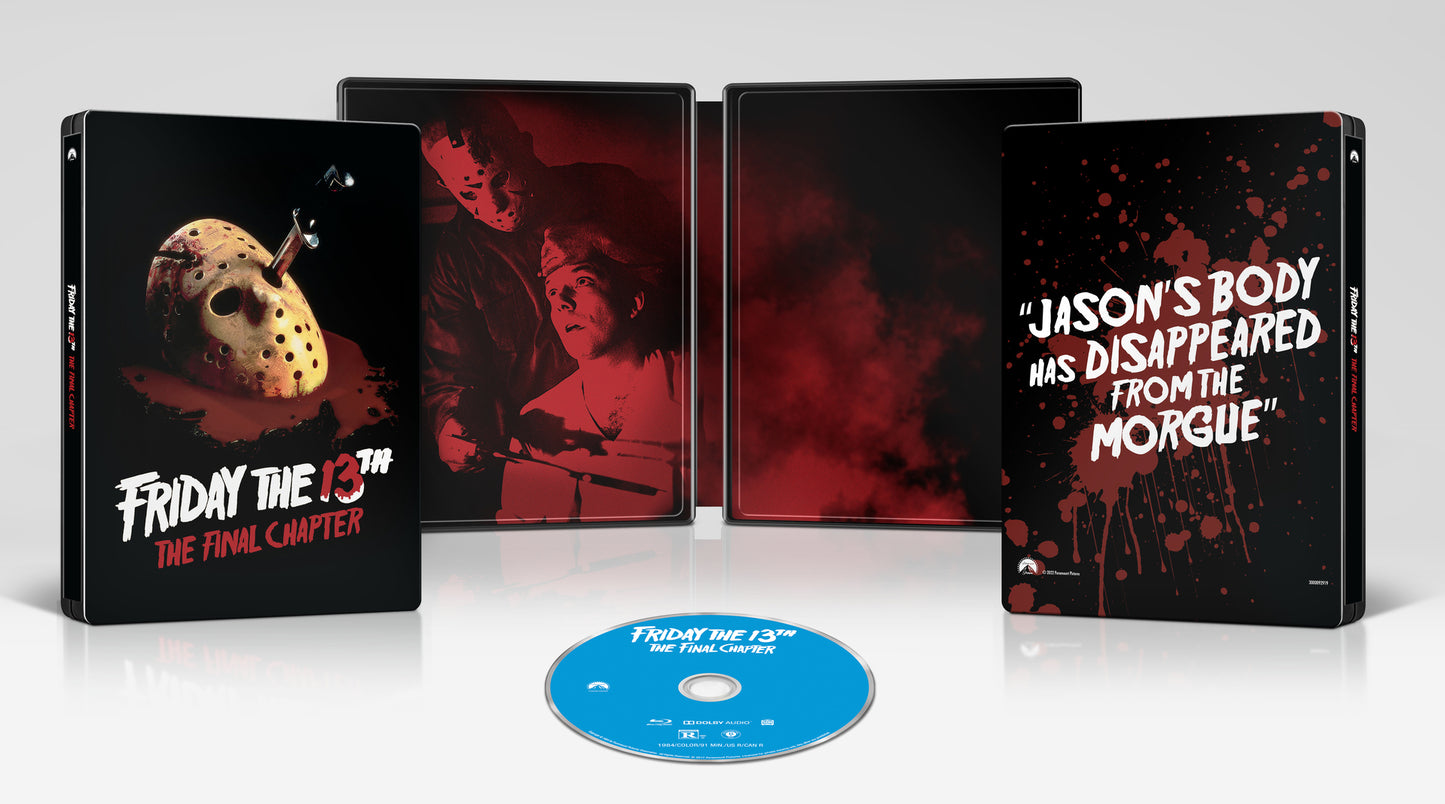 Friday the 13th: The Final Chapter [SteelBook] [Includes Digital Copy] [Blu-ray] cover art