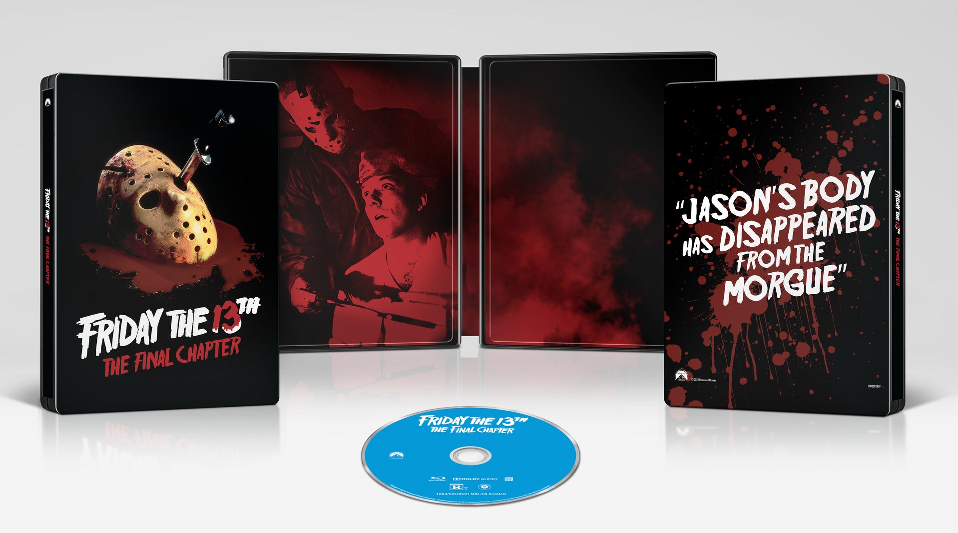 Friday the 13th: The Final Chapter [SteelBook] [Includes Digital Copy] [Blu-ray] cover art