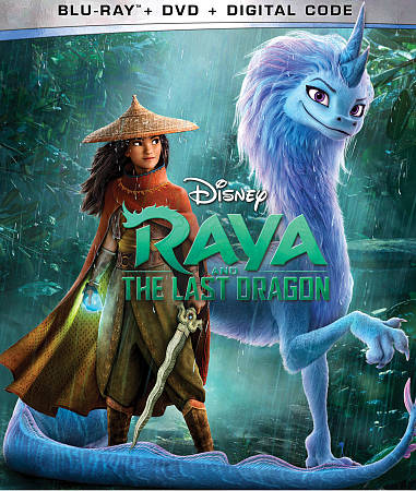 Raya and the Last Dragon [Includes Digital Copy] [Blu-ray/DVD] cover art