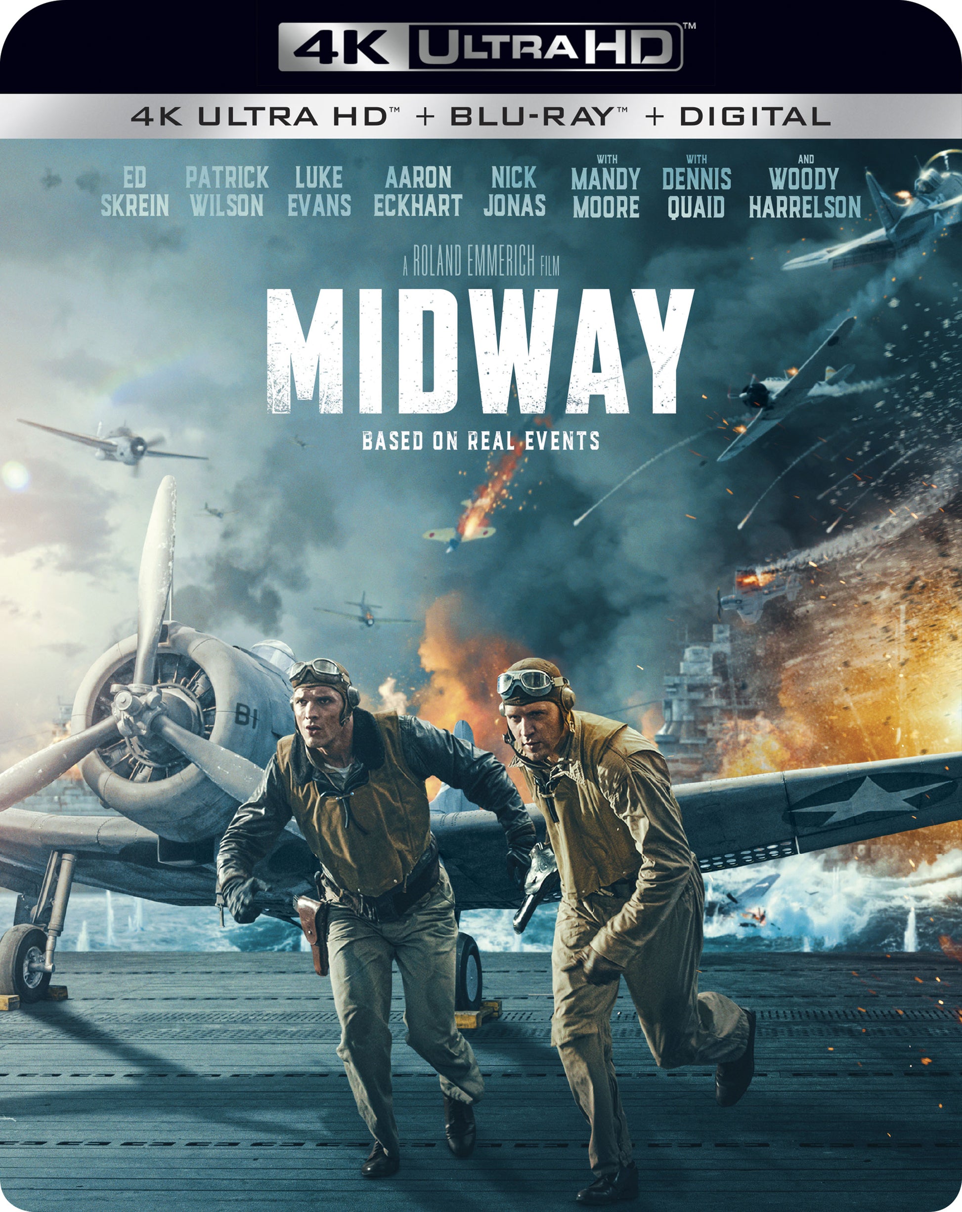 Midway [Includes Digital Copy] [4K Ultra HD Blu-ray/Blu-ray] cover art
