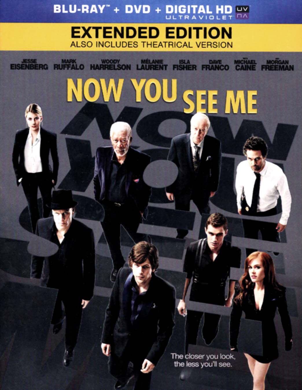 Now You See Me [2 Discs] [Blu-ray/DVD] [Includes Digital Copy] cover art