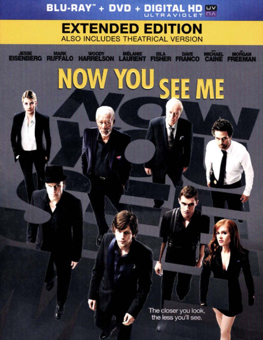Now You See Me [2 Discs] [Blu-ray/DVD] [Includes Digital Copy] cover art