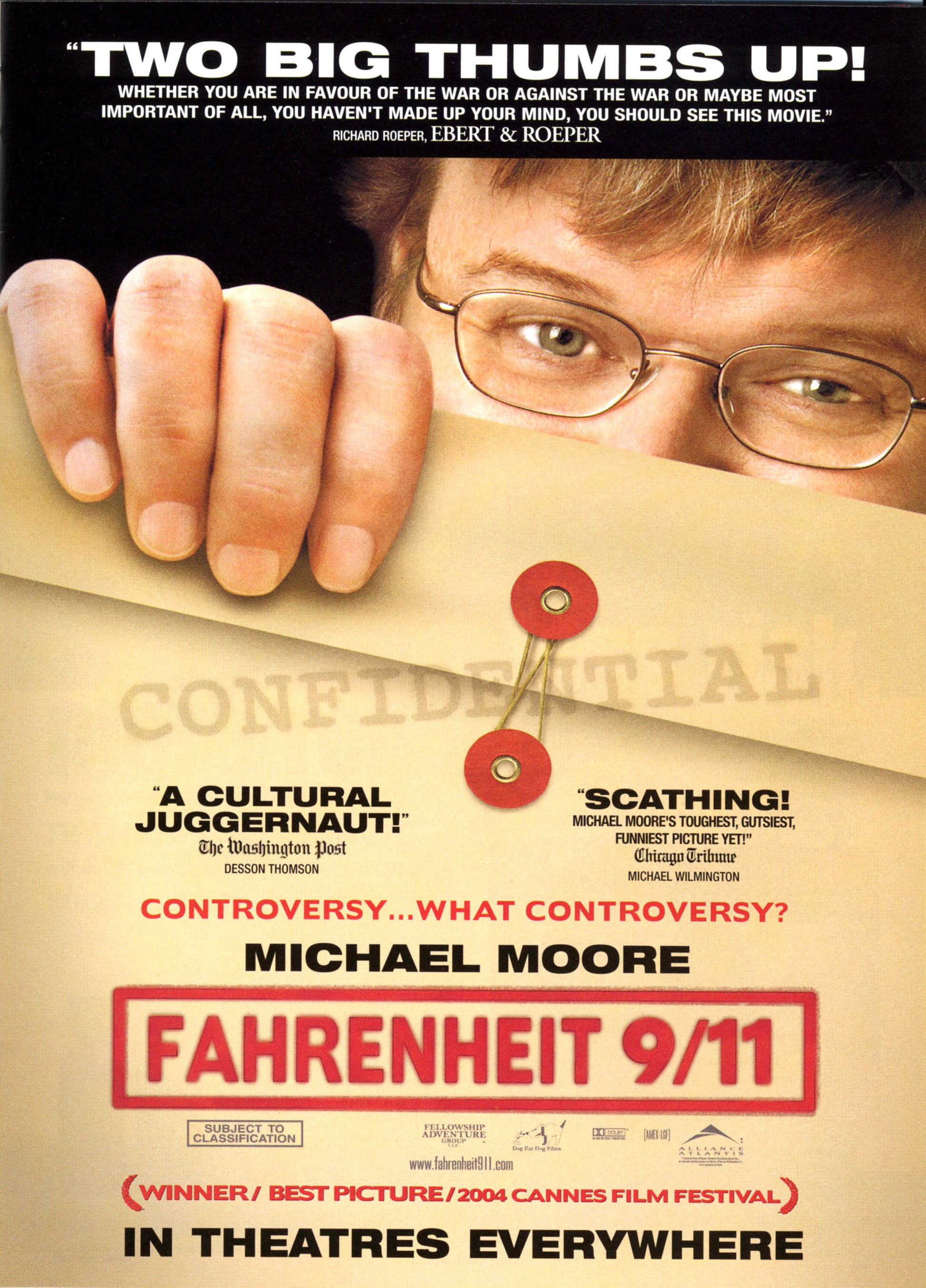 Fahrenheit 9/11 [Blu-ray] cover art