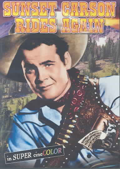 Sunset Carson Rides Again cover art