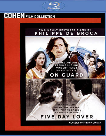Two Newly Restored Films by Philippe de Broca: On Guard/Five Day Lover cover art