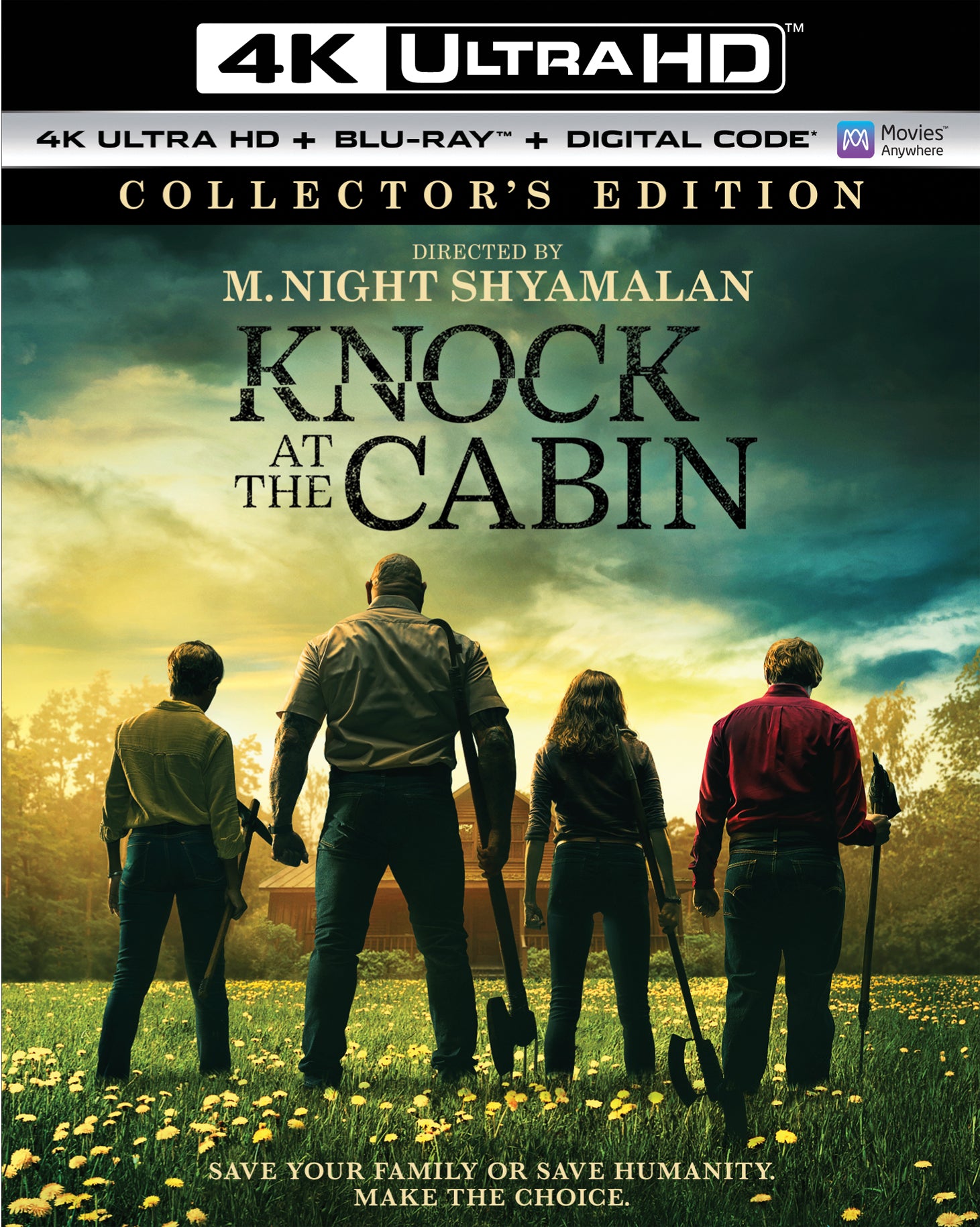 Knock at the Cabin [Includes Digital Copy] [4K Ultra HD Blu-ray/Blu-ray] cover art