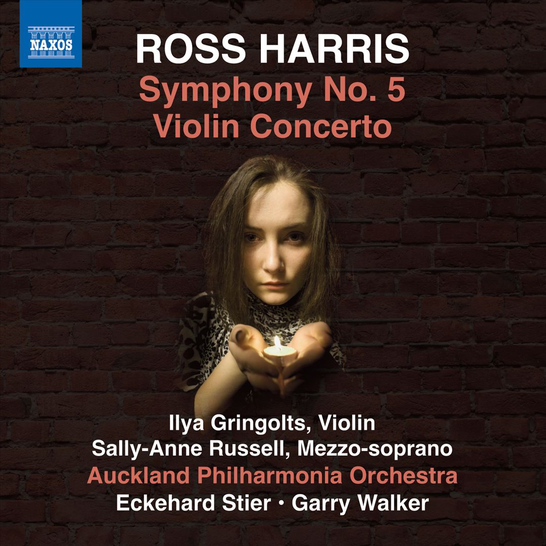 Ross Harris: Symphony No. 5; Violin Concerto cover art