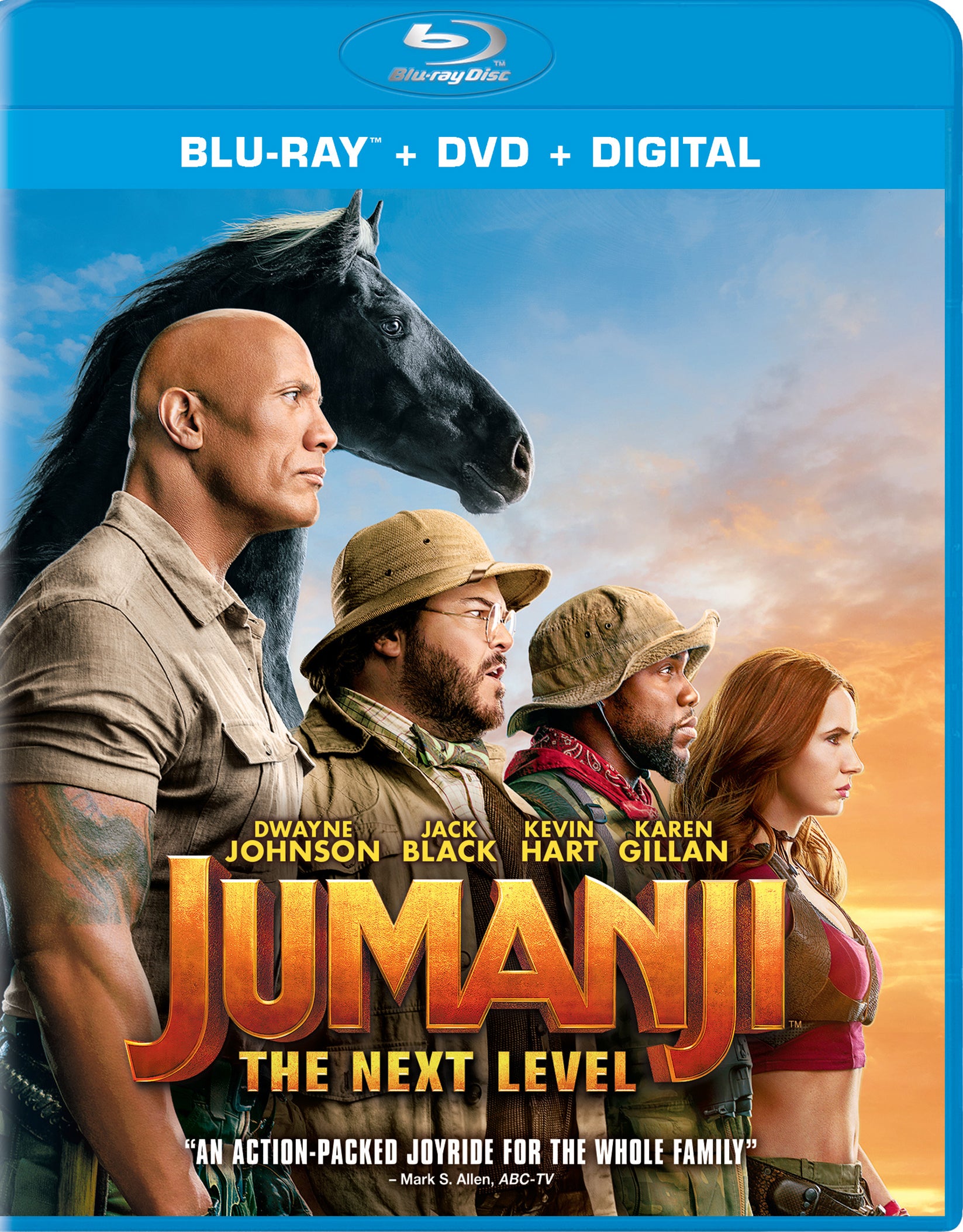 Jumanji: The Next Level [Includes Digital Copy] [Blu-ray/DVD] cover art