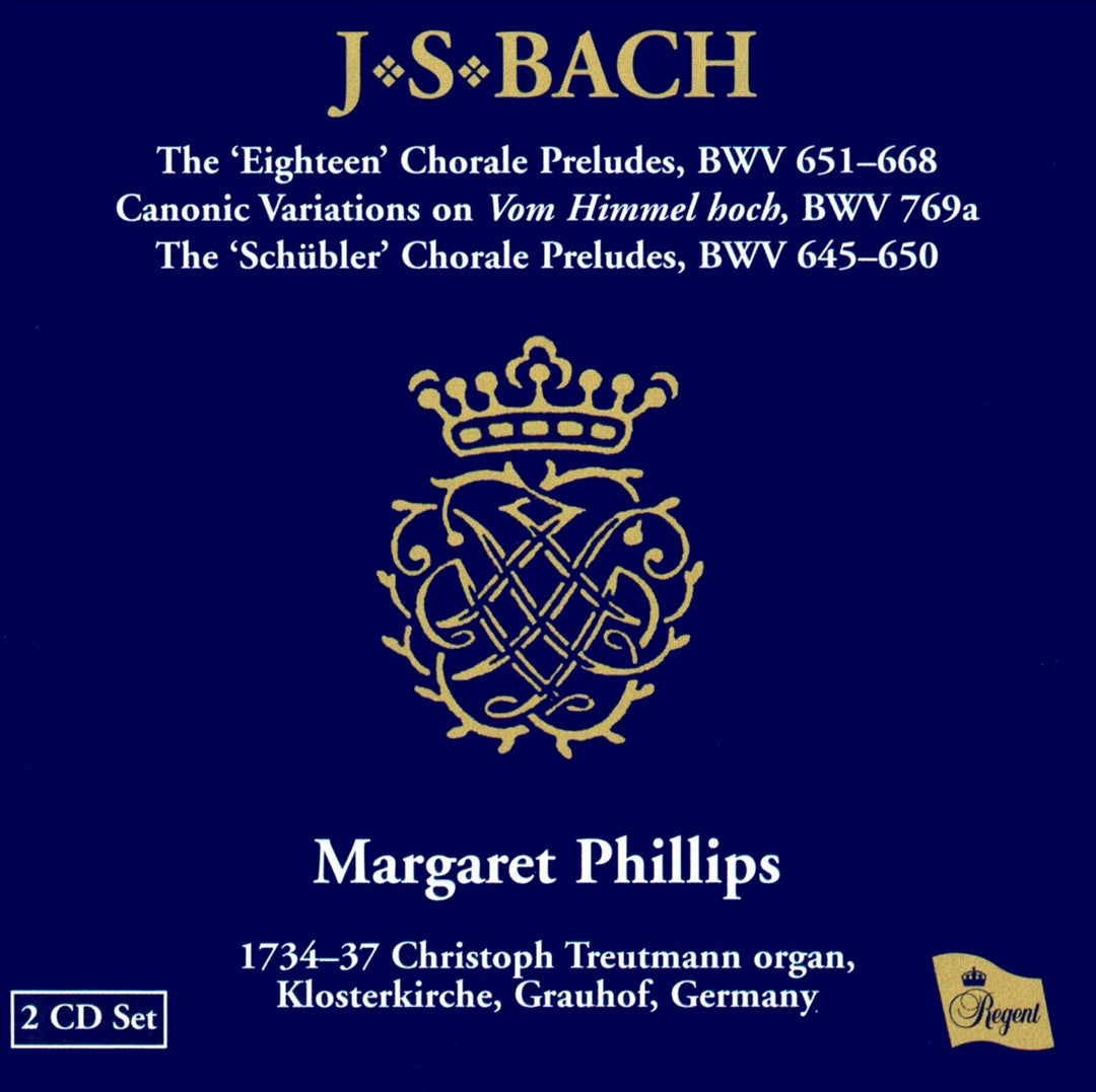 Margaret Phillips Plays Johann Sebastian Bach cover art