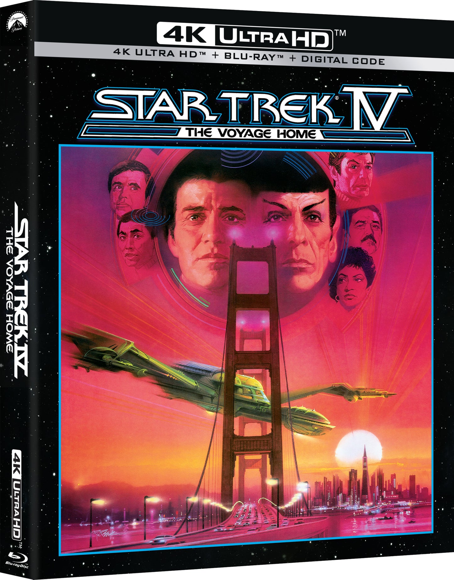 Star Trek IV: The Voyage Home [Includes Digital Copy] [4K Ultra HD Blu-ray/Blu-ray] cover art