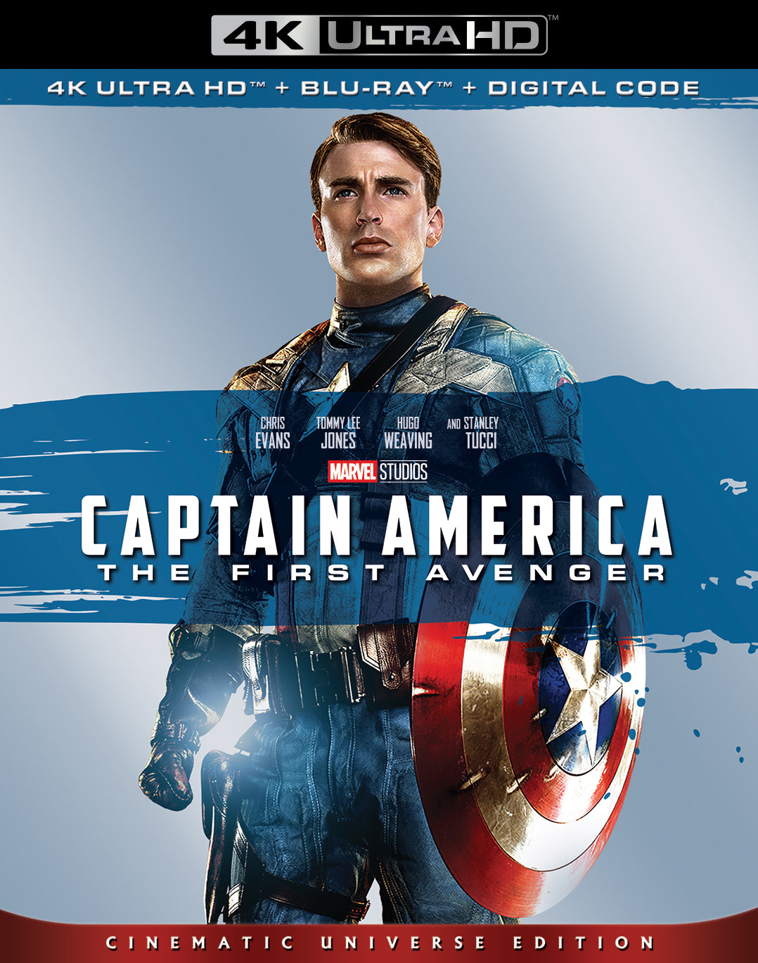 Captain America: The First Avenger [Includes Digital Copy] [4K Ultra HD Blu-ray/Blu-ray] cover art