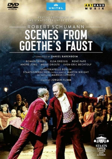 Robert Schumann - Scenes From Goethe's Faust (2 Dvd) cover art