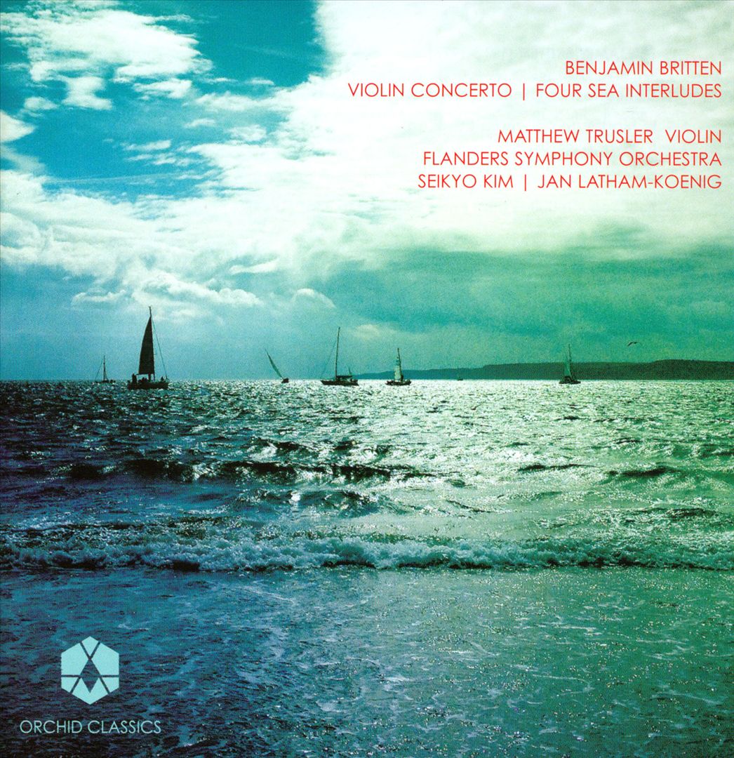 Britten: Violin Concerto; Four Sea Interludes cover art