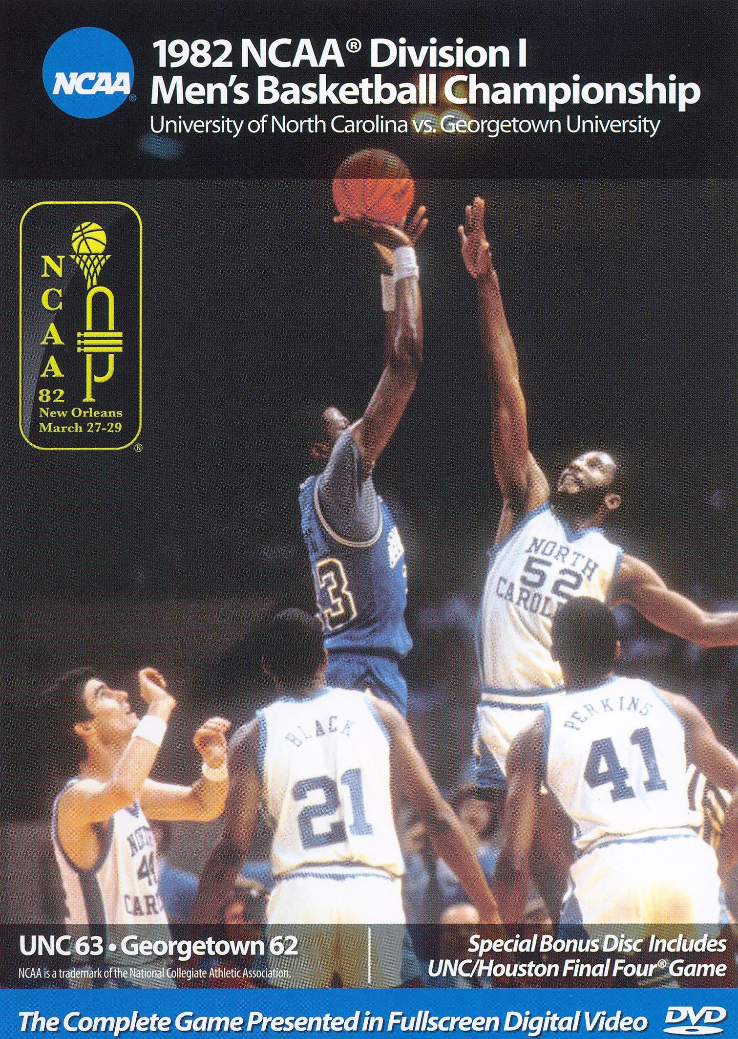 1982 North Carolina/Georgetown cover art