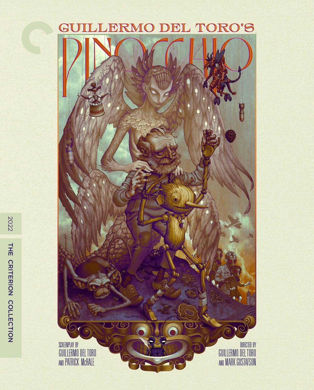 Guillermo del Toro’s Pinocchio [Criterion Collection] [4K Ultra HD Blu-ray/Blu-ray] cover art