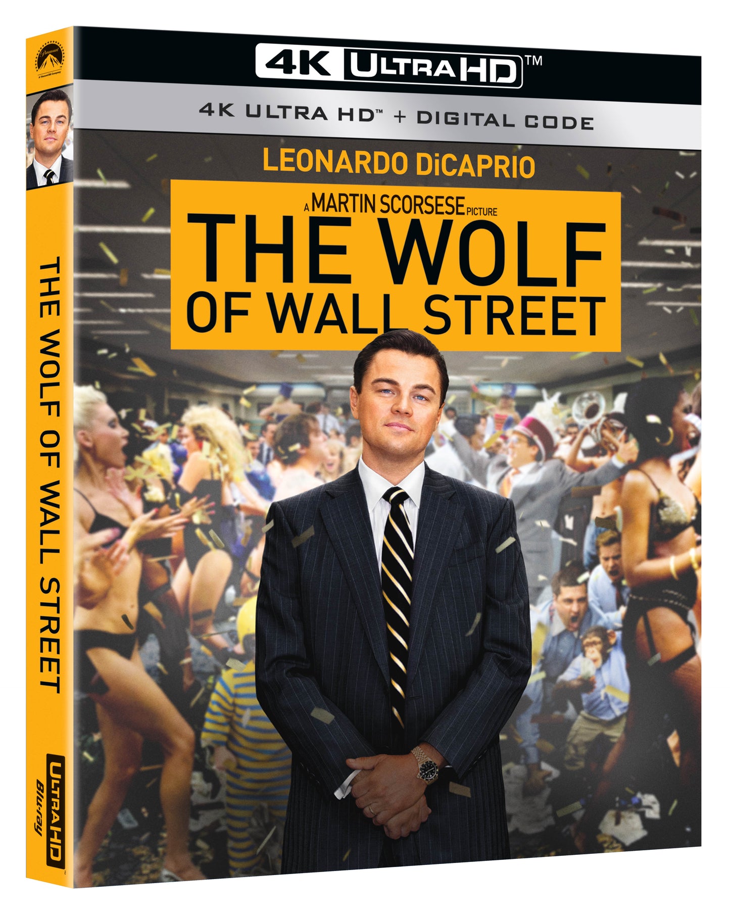 Wolf of Wall Street [Includes Digital Copy] [4K Ultra HD Blu-ray] cover art