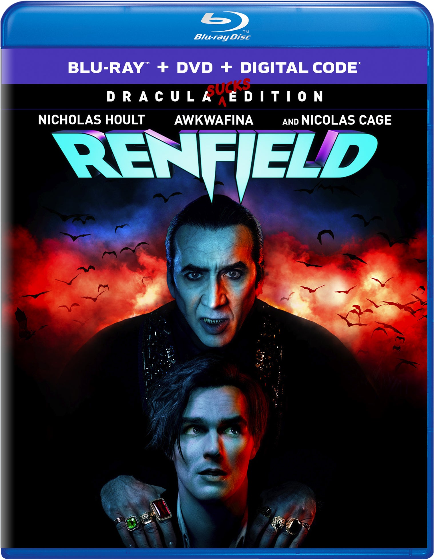 Renfield [Includes Digital Copy] [Blu-ray/DVD] cover art