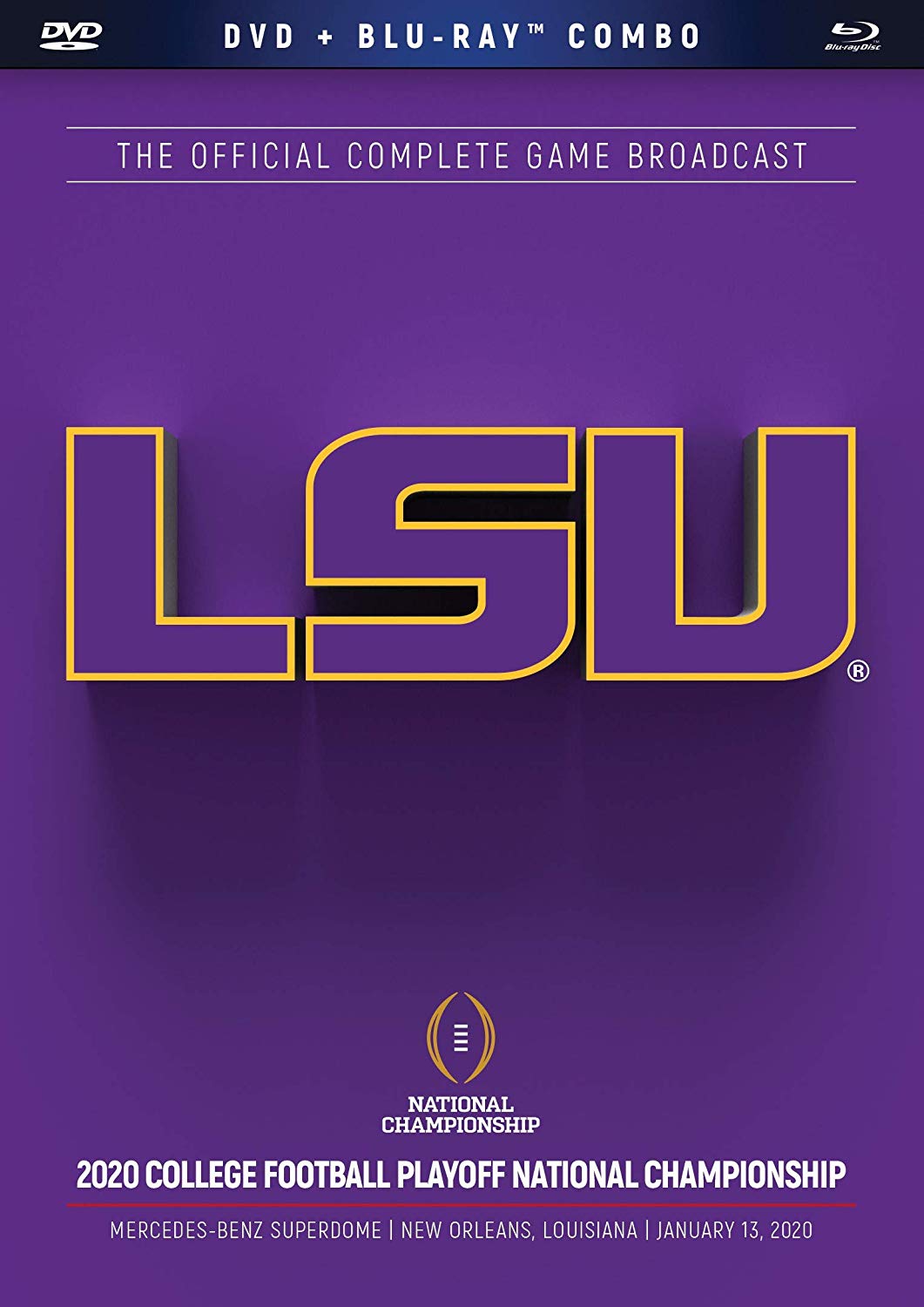 2020 College Football Playoff National Championship [Blu-ray/DVD] cover art