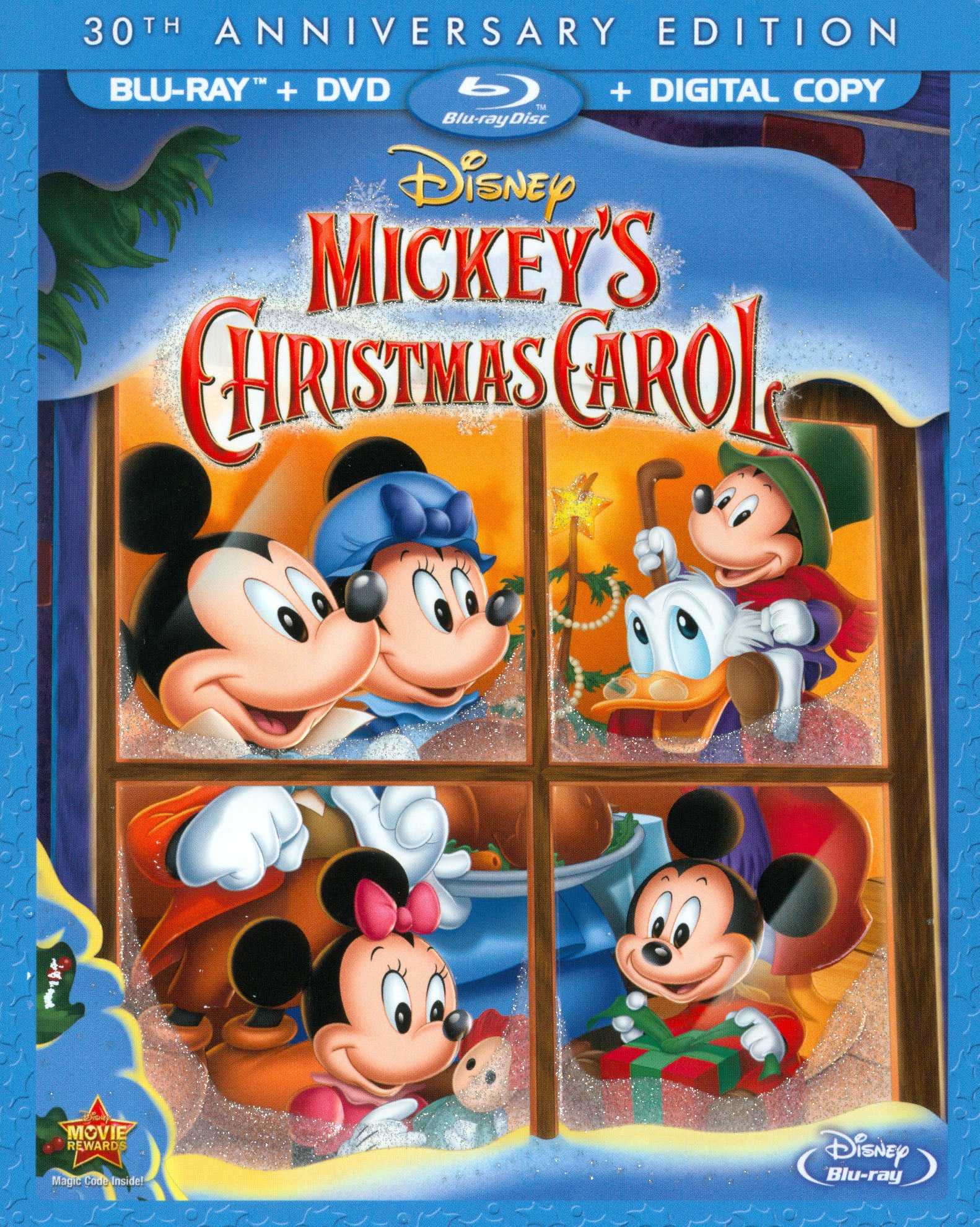 Mickey's Christmas Carol [30th Anniversary Edition] [Includes Digital Copy] [Blu-ray/DVD] cover art