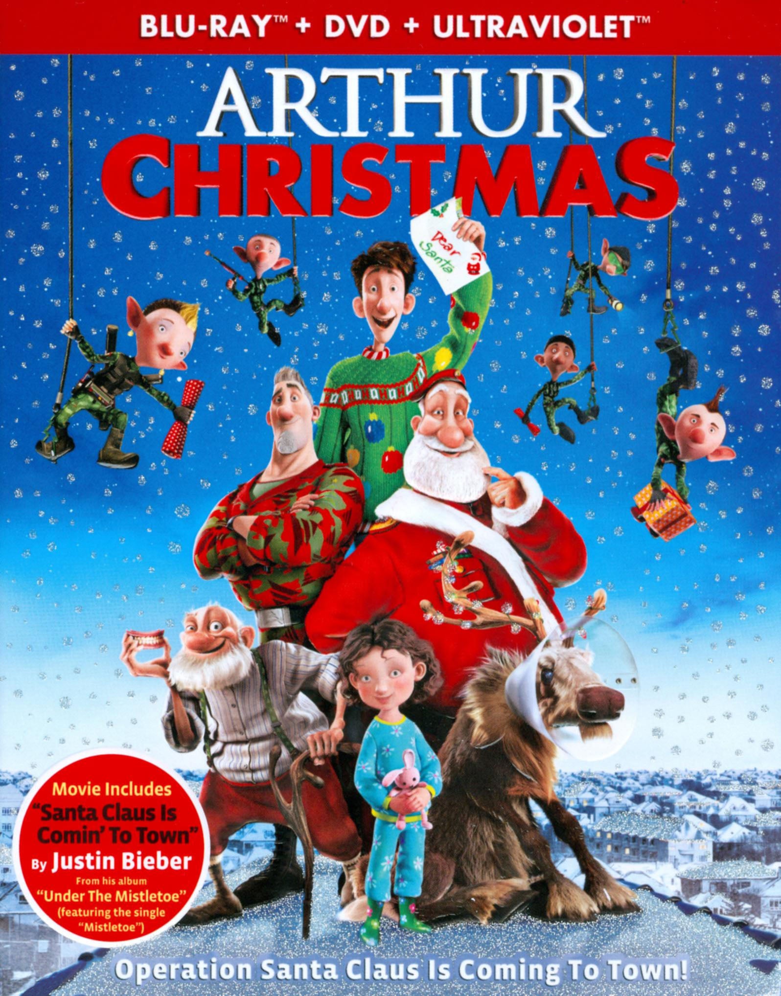 Arthur Christmas [2 Discs] [Includes Digital Copy] [Blu-ray/DVD] cover art