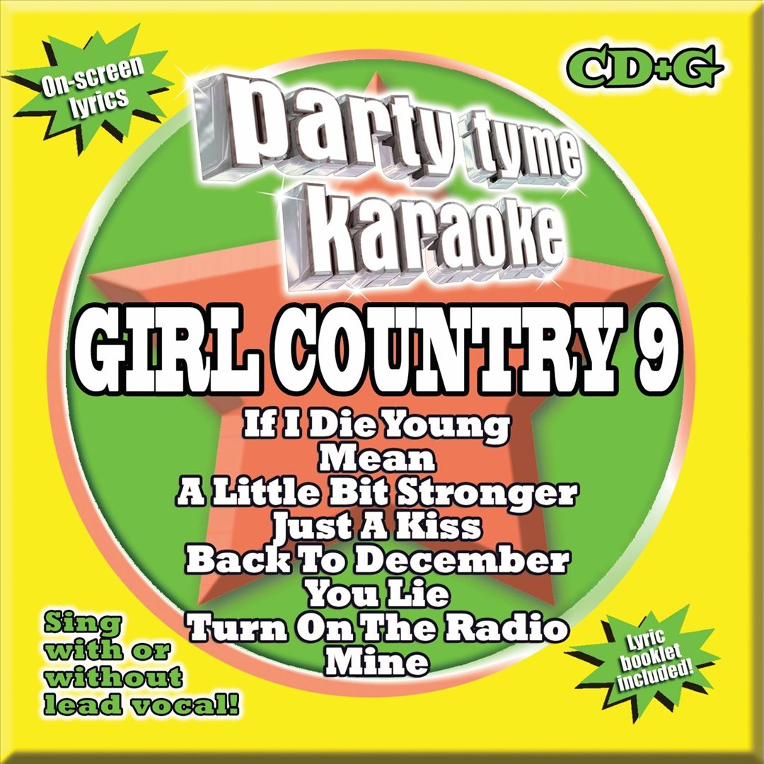 Party Tyme Karaoke: Girl Country 9 cover art