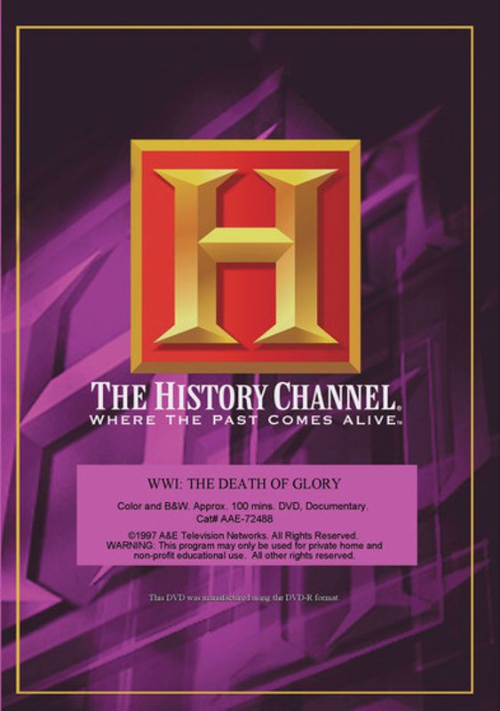 WWI: The Death of Glory cover art