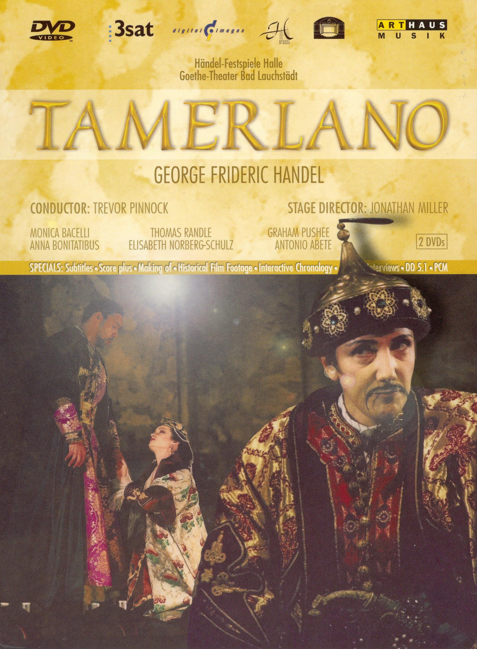 Georg Friedrich Handel - Tamerlano (2 Dvd) cover art
