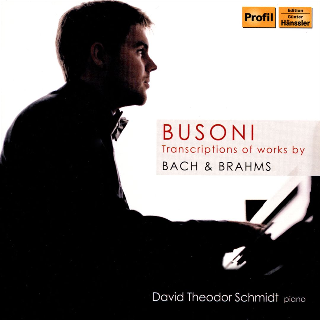Busoni: Transciptions of works by Bach & Brahms cover art