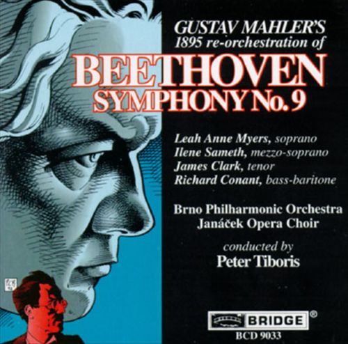 Beethoven: Symphony No. 9 [1895 Gustav Mahler Edition] cover art