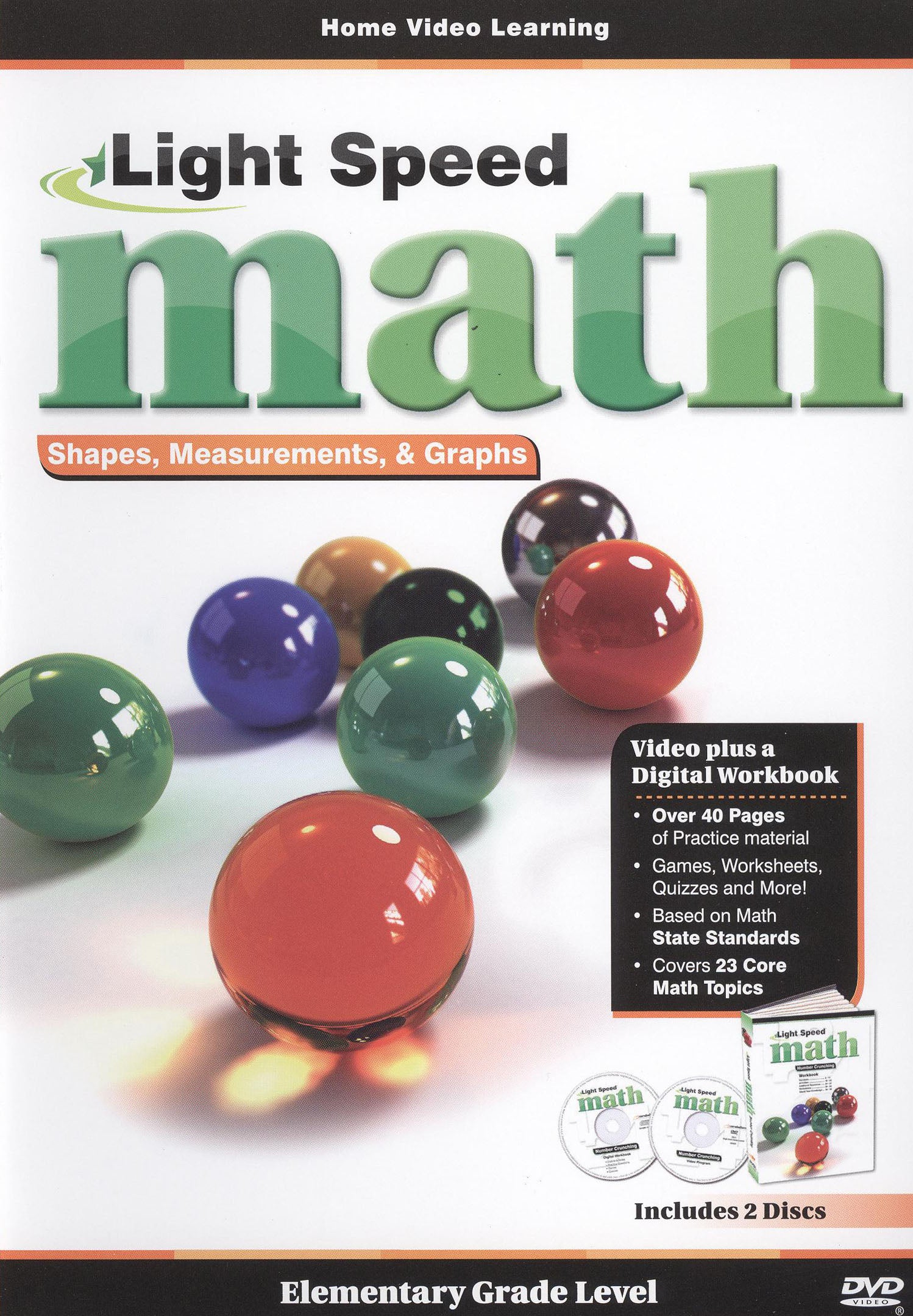 Light Speed Math: Shapes, Measurements & Graphs cover art