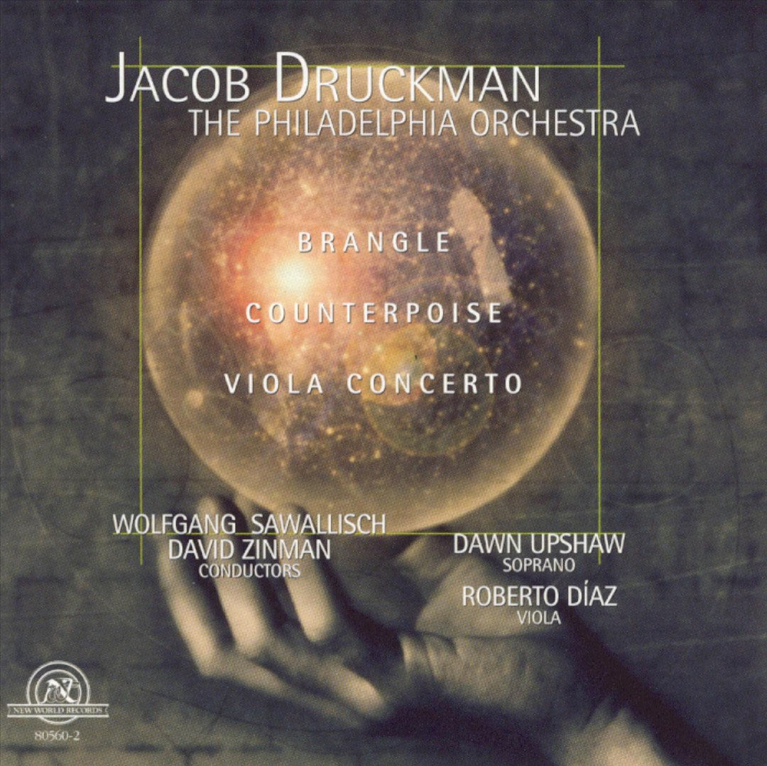 Jacob Druckman: Brangle; Counterpoise; Viola Concerto cover art