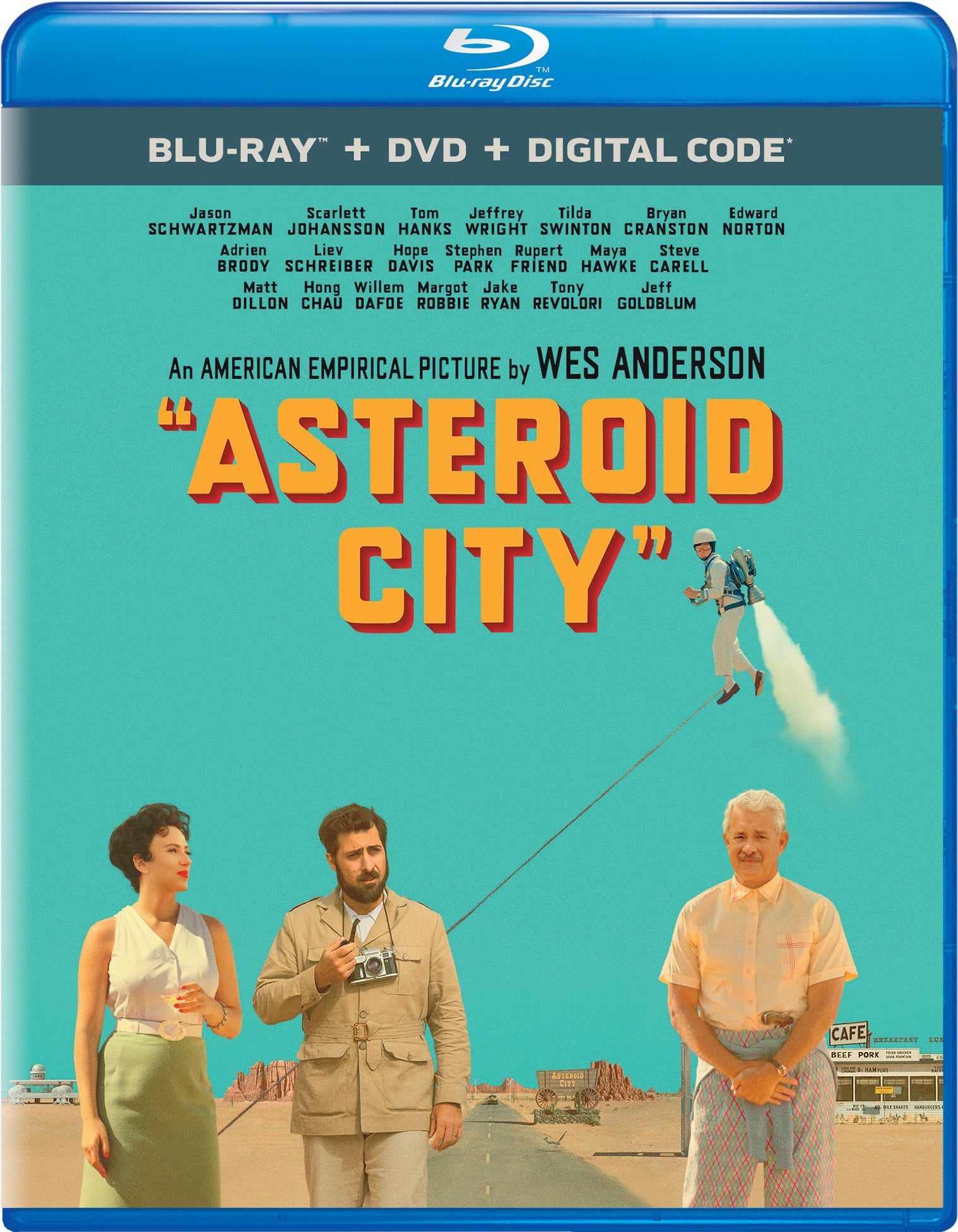 Asteroid City [Includes Digital Copy] [Blu-ray/DVD] cover art