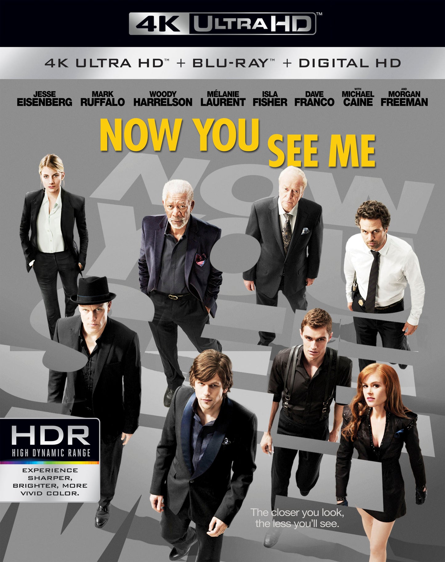 Now You See Me [4K Ultra HD Blu-ray/Blu-ray] [Includes Digital Copy] cover art