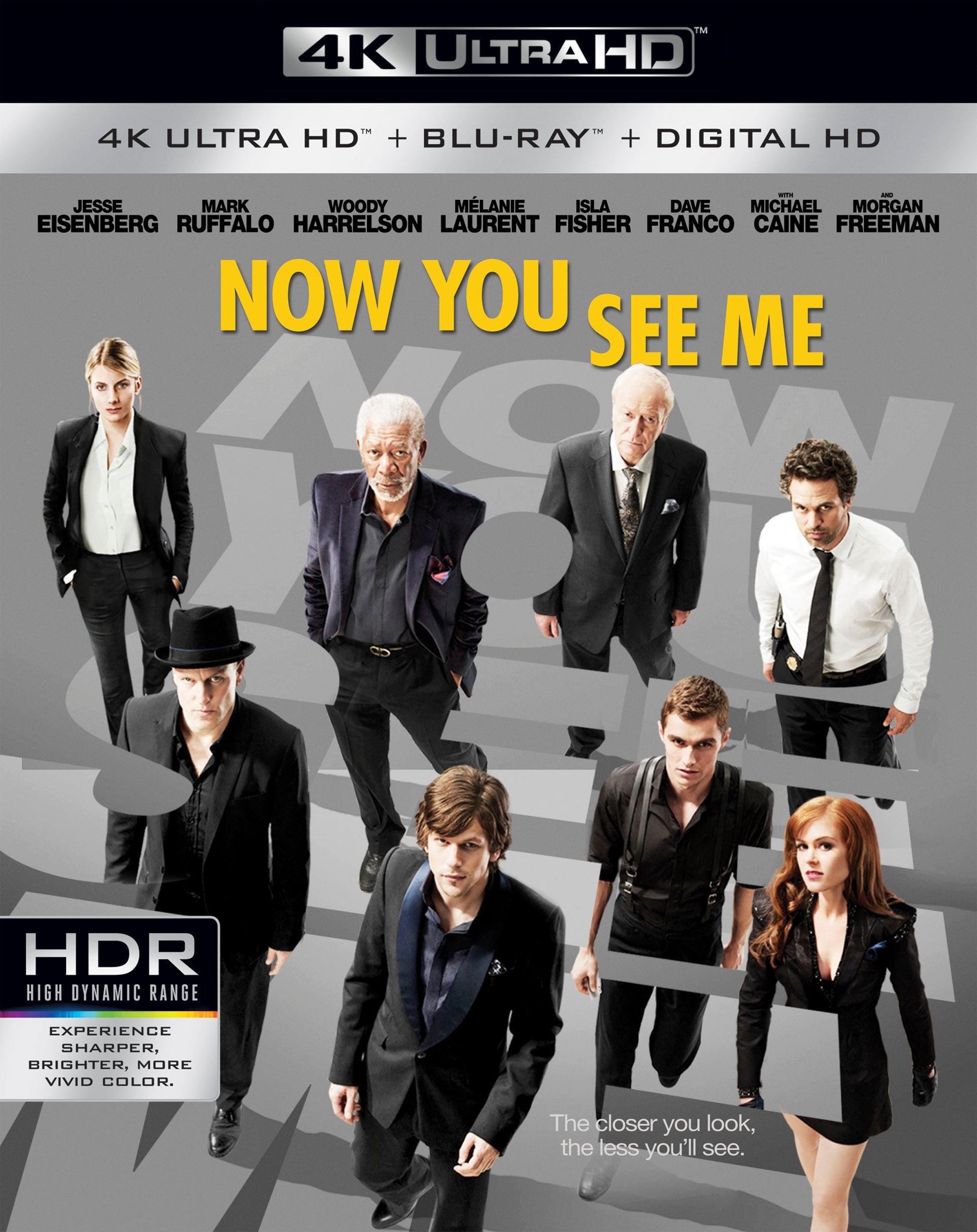 Now You See Me [4K Ultra HD Blu-ray/Blu-ray] [Includes Digital Copy] cover art