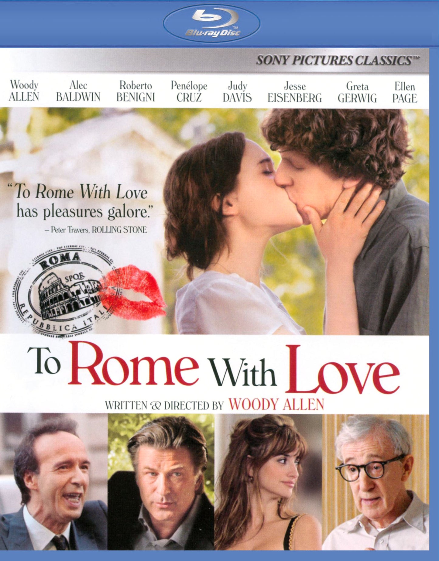 To Rome with Love [Blu-ray] cover art