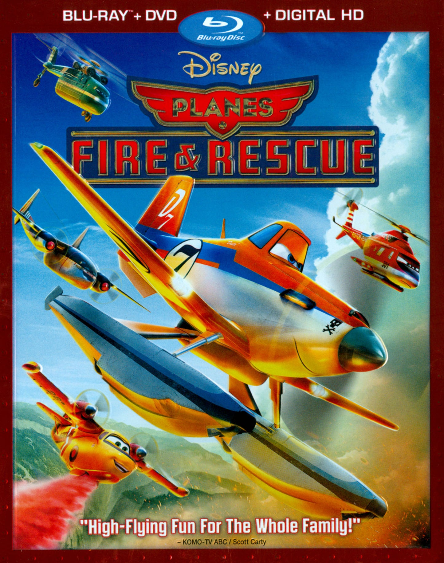 Planes: Fire & Rescue [2 Discs] [Includes Digital Copy] [Blu-ray/DVD] cover art