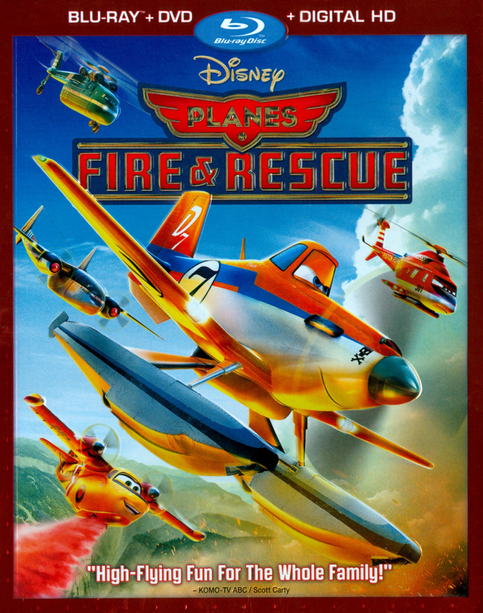 Planes: Fire & Rescue [2 Discs] [Includes Digital Copy] [Blu-ray/DVD] cover art