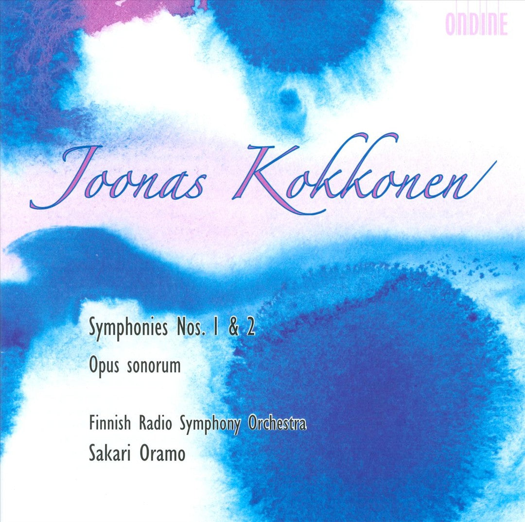 Joonas Kokkonen: Symphonies Nos. 1 & 2; Opus sonorum cover art